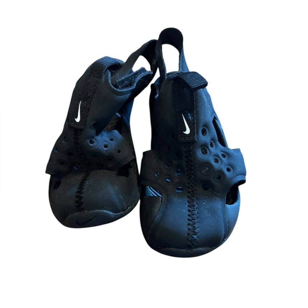 Nike Sunray Protect 2 TD Toddler Sandals Black 943827-001 Size 6C